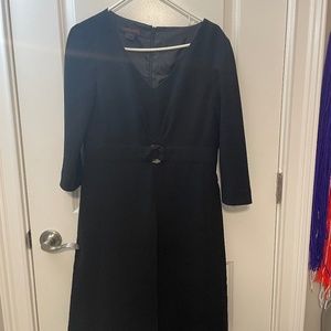EUC Anne Klein very flattering black dress size 10